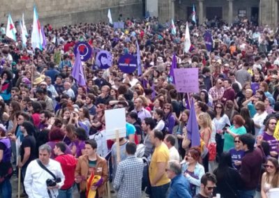 Manifestación nacional polos Dereitos sexuais e reprodutivos das mulleres - Marzo do 2014, Compostela-2
