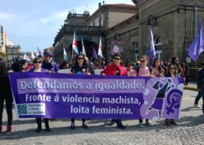 Manifestación nacional polos Dereitos sexuais e reprodutivos das mulleres - Marzo do 2014, Compostela-3